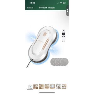 Chovery Smart Window Cleaning Robot with Remote Control & Dual Spray System